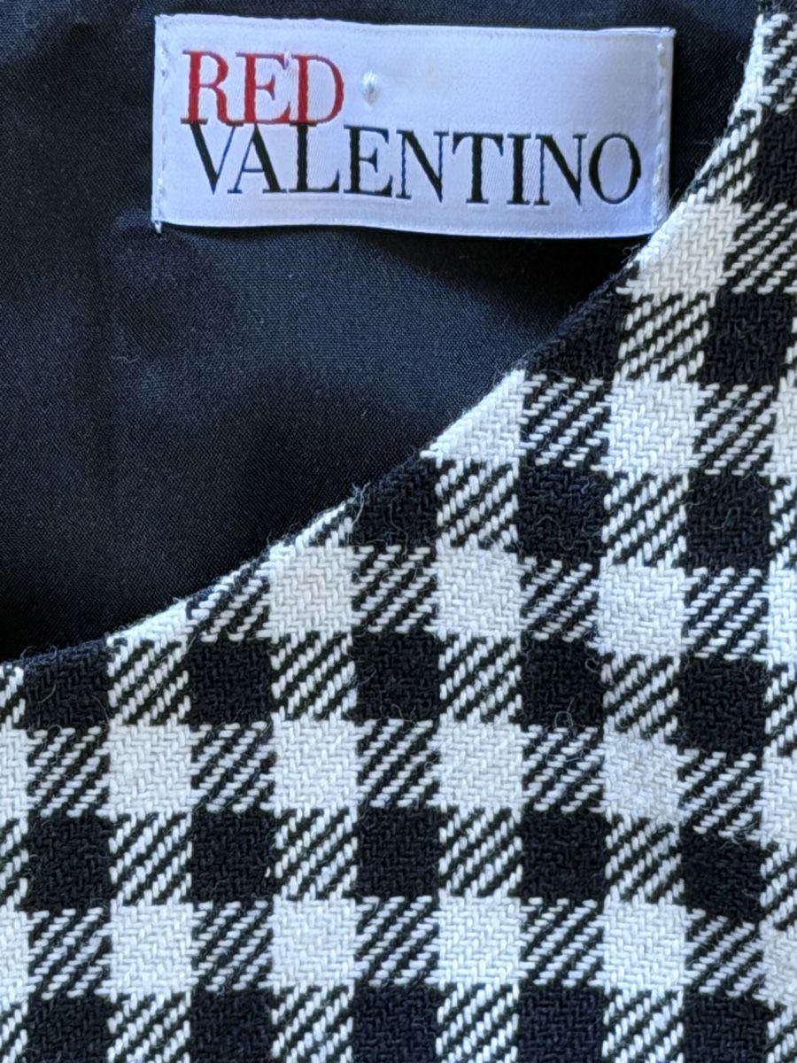 Valentino Vestiti: Timeless Valentino Red - Vichy pattern mini dress – Nuovo (secondo la descrizione) da Basel venduto da dan_vp6l 3