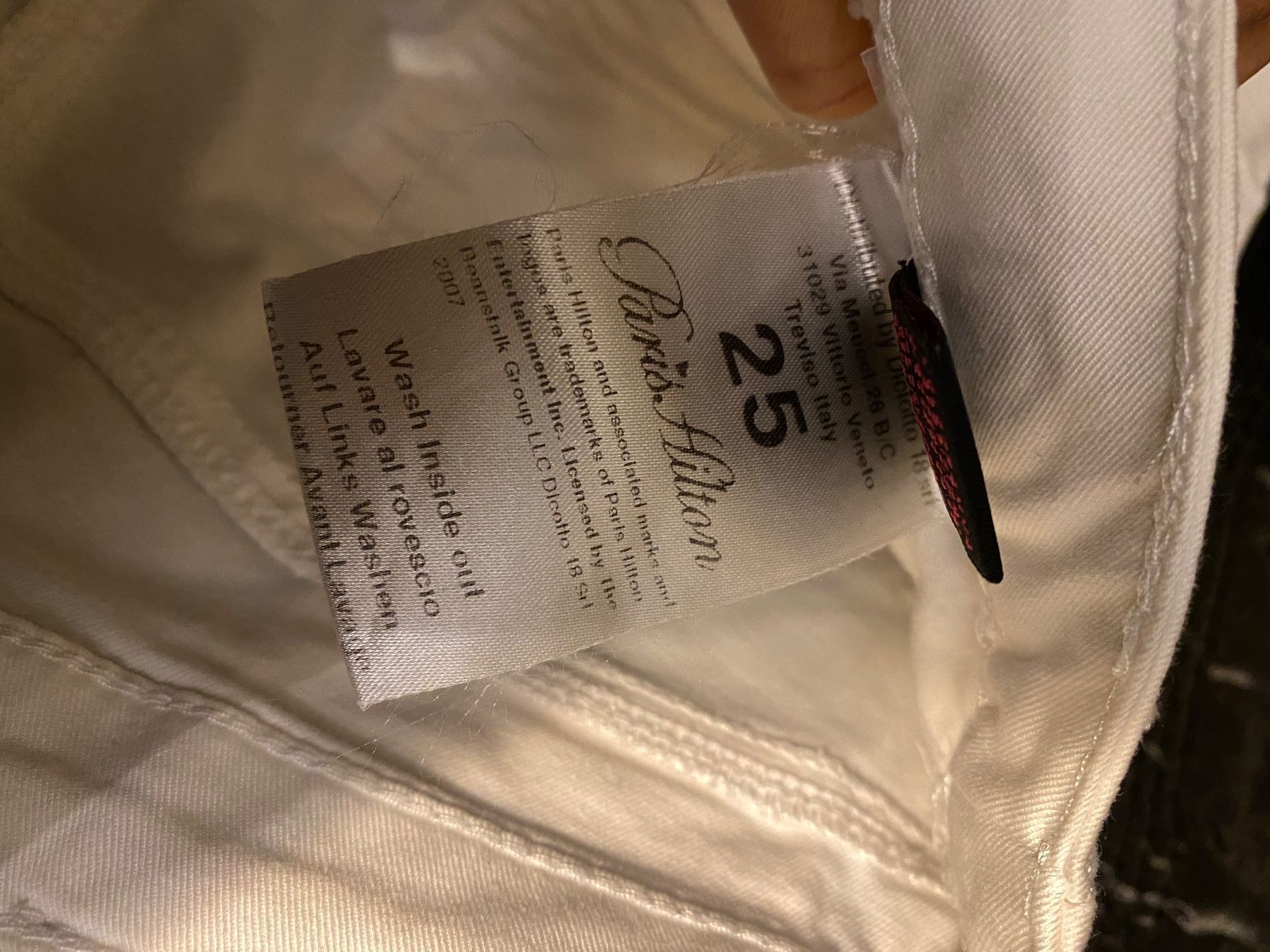 Jeans: Paris Hilton white jeans – Usato da Zürich venduto da Yuece 2