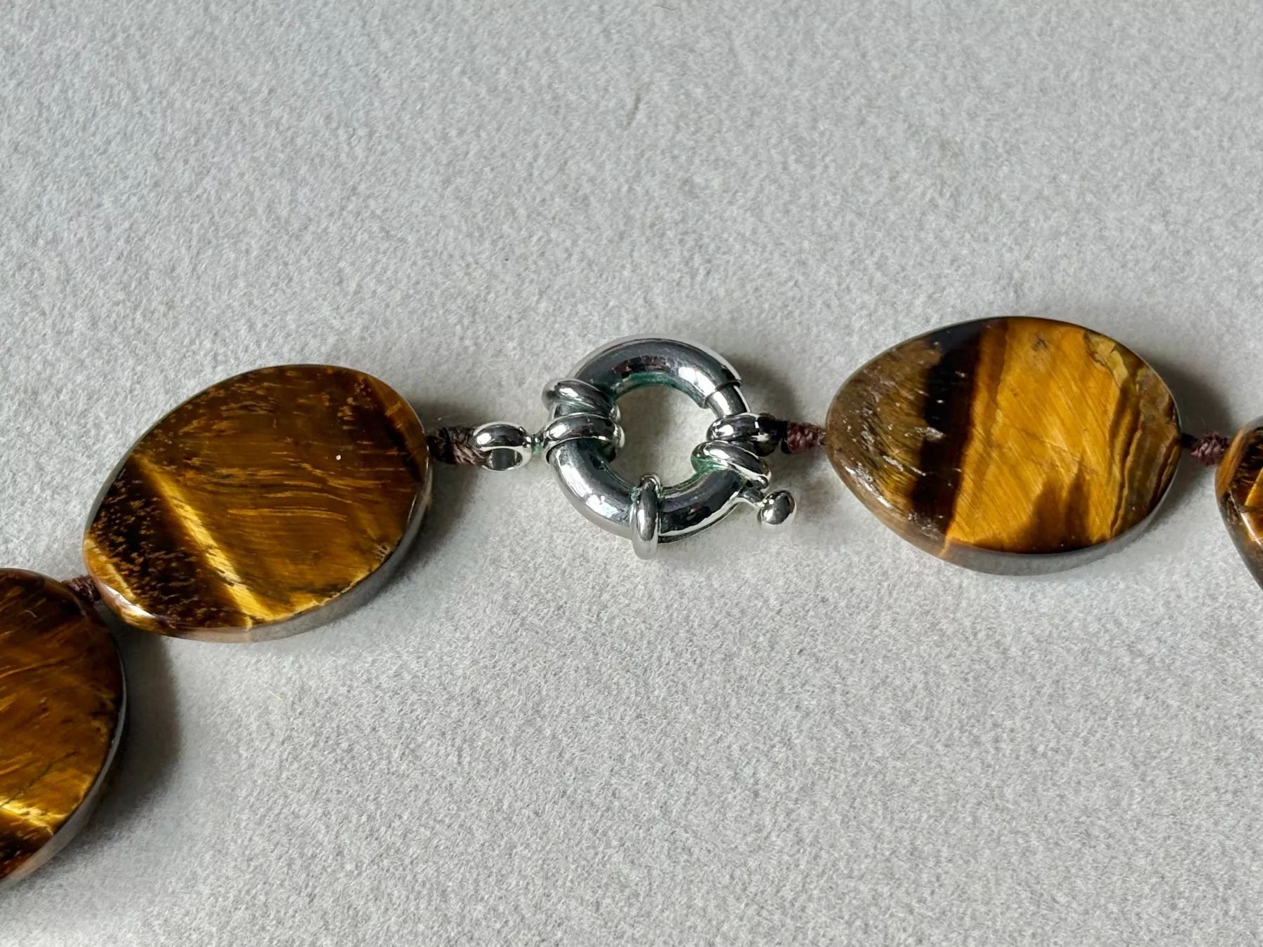 Catenine: Tigerauge Collier, 45 cm, S925 – Usato da Brugg AG venduto da lau_9rvy 3