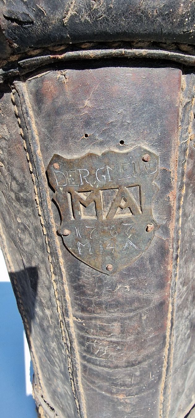 Altro per la casa: Antiker Leder-Eimer, Unikat 1767? – Usato da Pfäffikon SZ venduto da Brocki-21 1