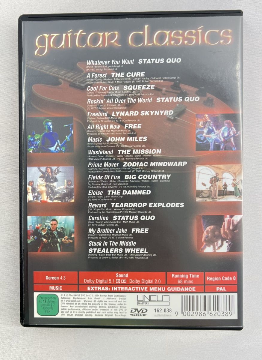 Tutti i DVDs: DVD Guitar classics disc wie neu – Usato da Schlatt TG venduto da Lukytimes 1