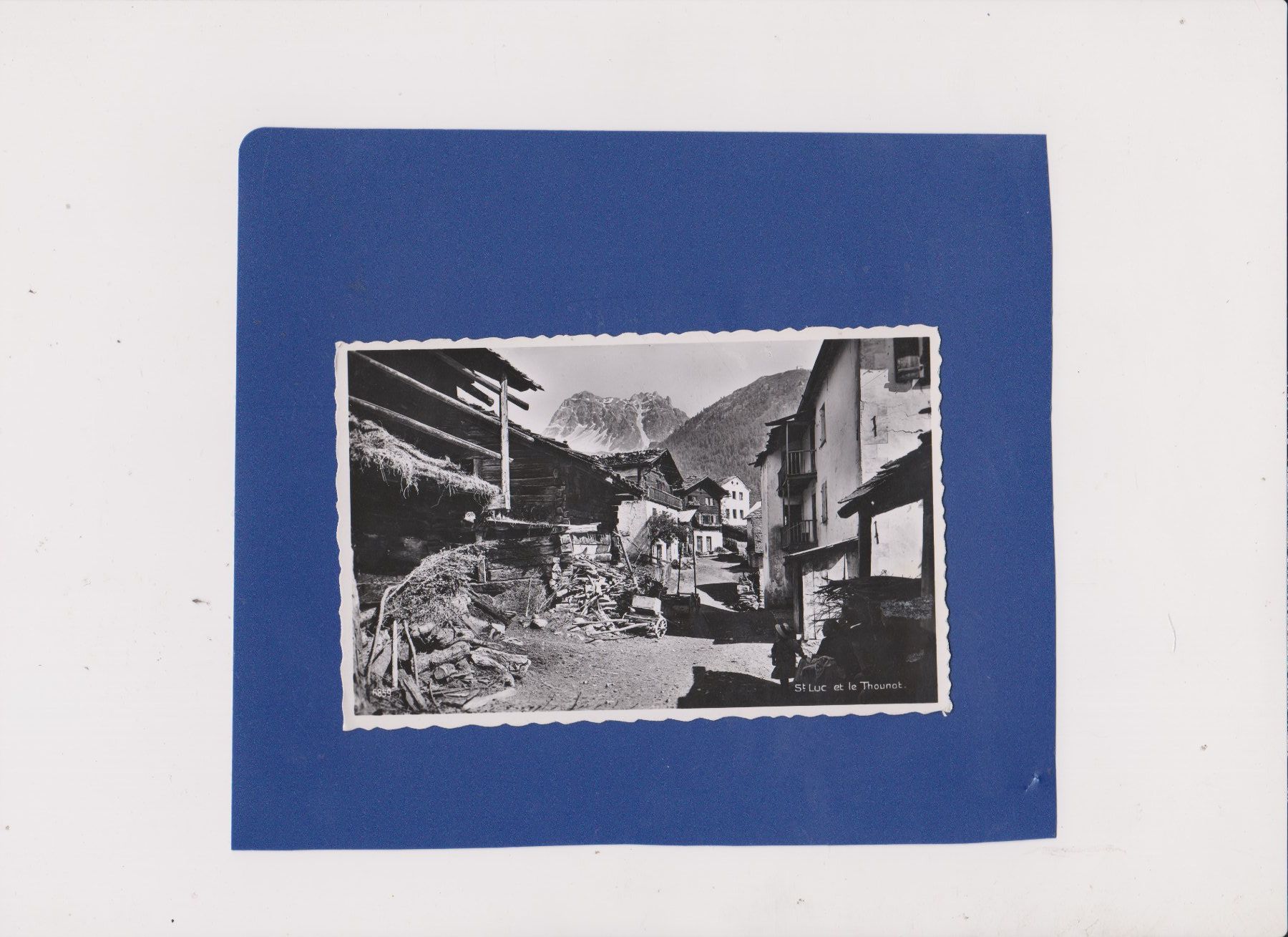 Cartoline postali: Carte postale Valais St Luc et le Thounot – Usato da Bex venduto da Canouille