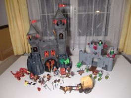 Playmobil Drachenburg / Ritterburg / Drache / Ochsenwagen
