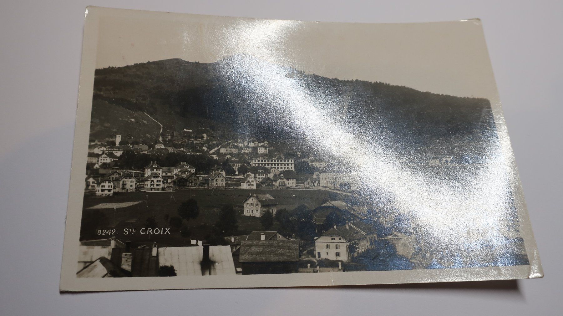 Cartes postales: Ste Croix  N°8242 1933 – Défectueux à Cormoret par Pascalll2001 1