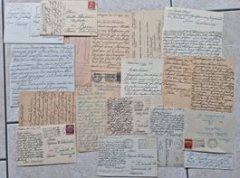 Ernst Kreidolf - kl. Konvolut Korrespondenz - Postkarten