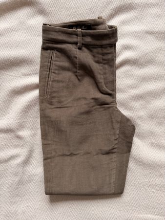 NEU: Loro Piana Baumwoll-Cord Hose in Khaki