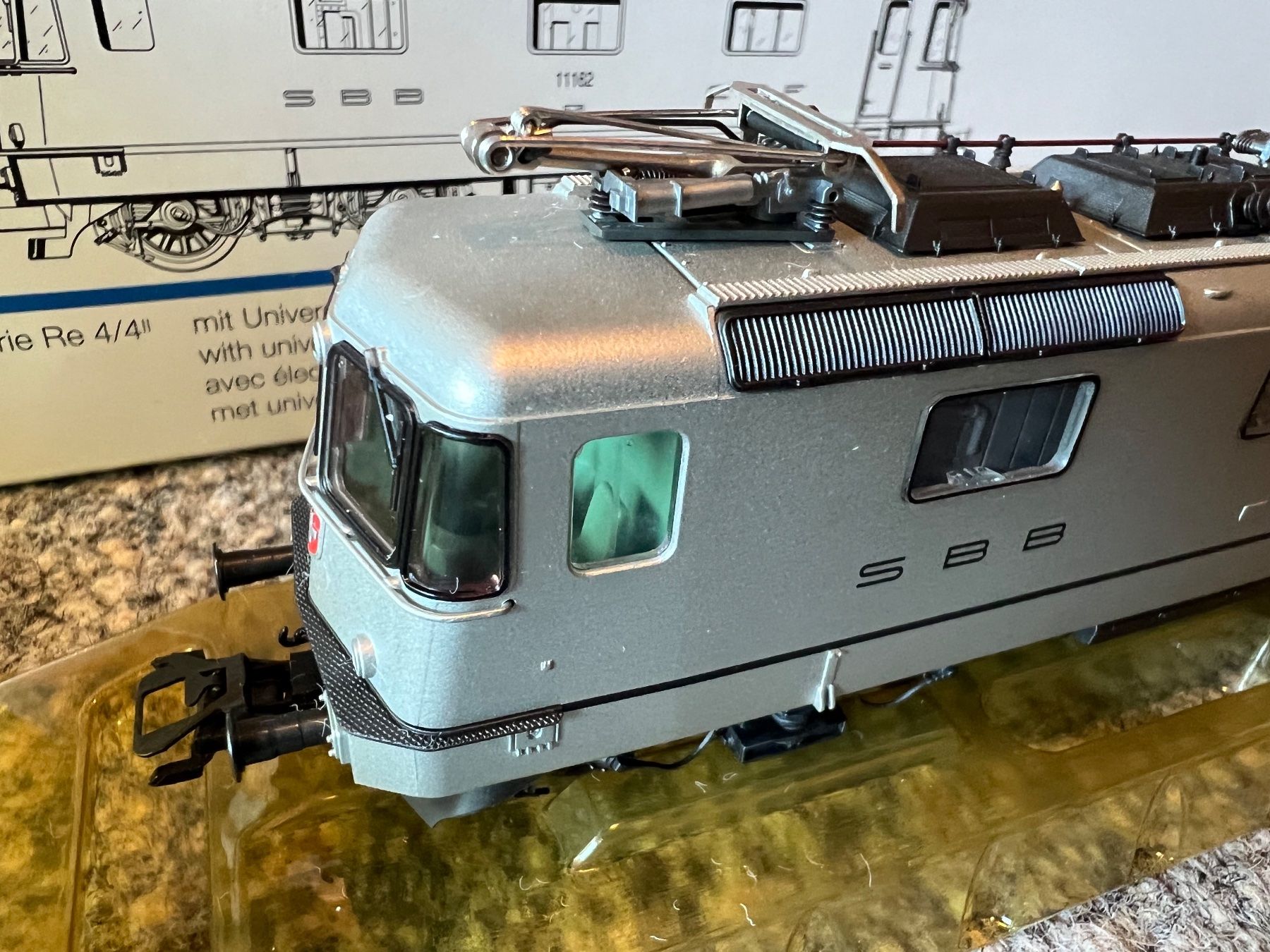 Märklin Modelleisenbahnen: Märklin 83434 Re 4/4 II SBB Techno Argent Digital – Neu (gemäss Beschreibung) aus Sion von noe_b5w8 2