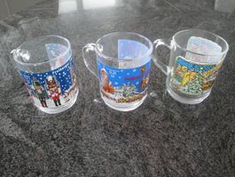 3 verres de Noël, selon photos