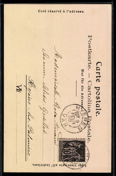 Cartes postales: Litho Chur, Kakao Suchard, Gesellschaft  – D'occasion à Berlin par bartko-reher 1
