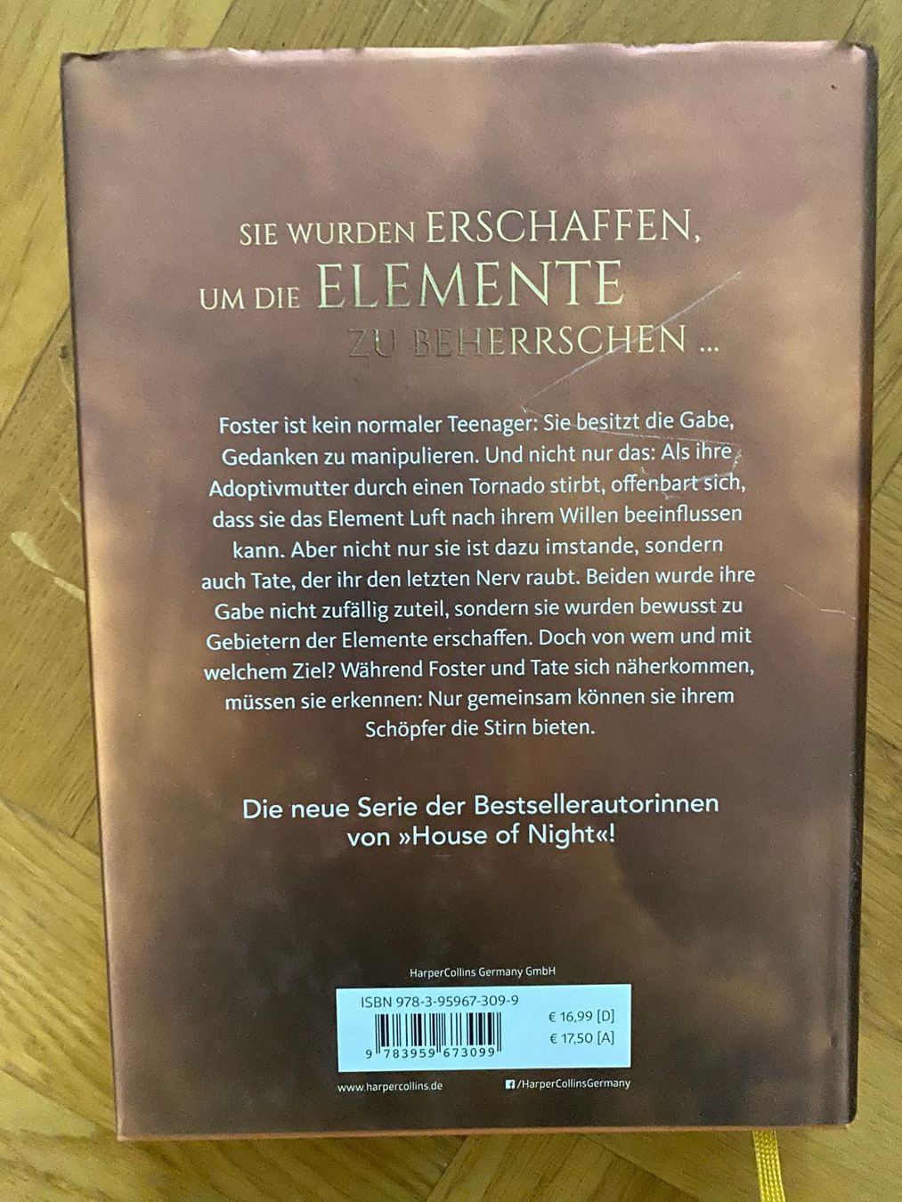 Bücher: Gebieter der Elemente. Gläserener Sturm. Kristin Cast. – Gebraucht aus Hünenberg von a.u.849 1