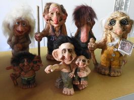 TROLL'S 6  KOPIERTE NY FORM KERAMIK TROLL'S