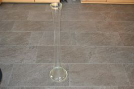 Elegante XXL Bodenvase Glasvase 80cm hoch.