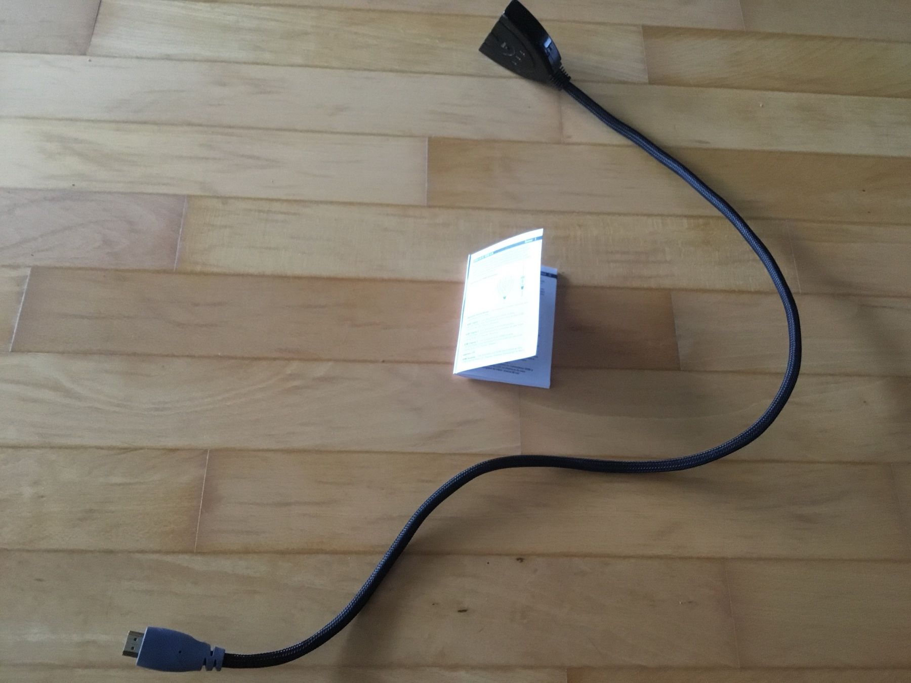 Kabel: HDMI Umschalter Vivanco HDMO 3.1A mit Kabel 80cm – Gebraucht aus Kerzers von Georges3210