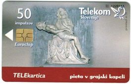 Telefonkarte Slowenien Chip-335 Pietà