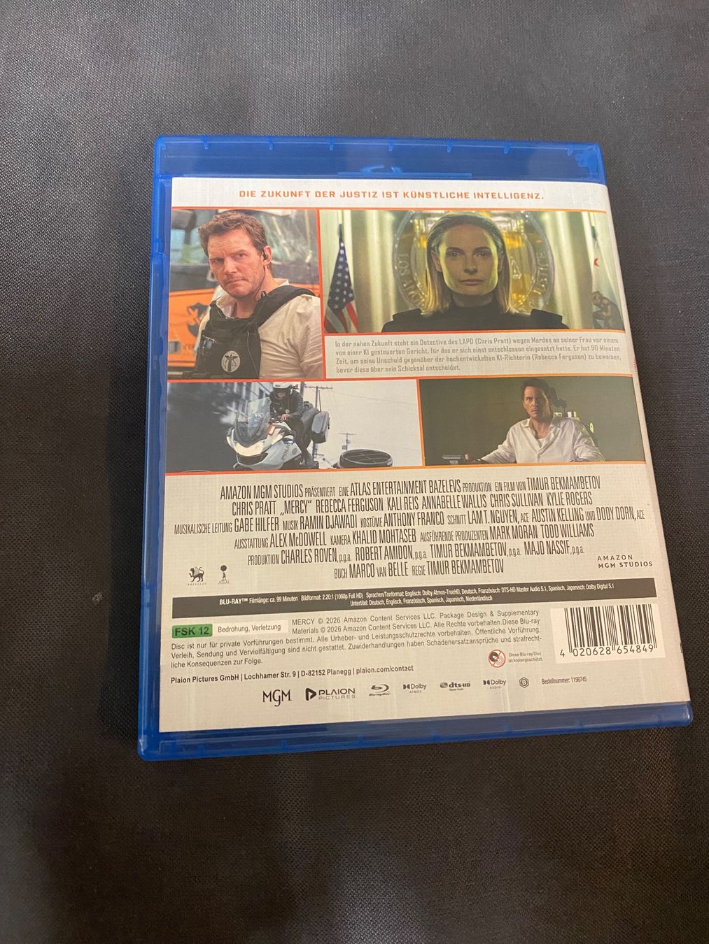 Tutti i DVDs: Mercy Blu-Ray – Nuovo (secondo la descrizione) da Einsiedeln venduto da Penguin_Holmes 1