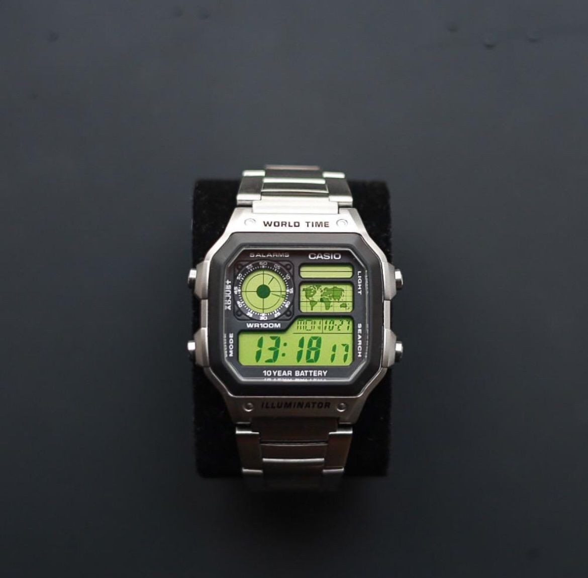 Casio Uhren: Casio Lime Violet Custom Mod Watch | 10j. Batterie – Neu und originalverpackt aus Luzern von Vi-Print 5