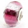 Glas Bead (No 48) hell + dunkelrosa - Neu