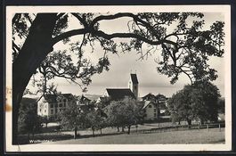AK Wolfhalden, Blick zur Kirche