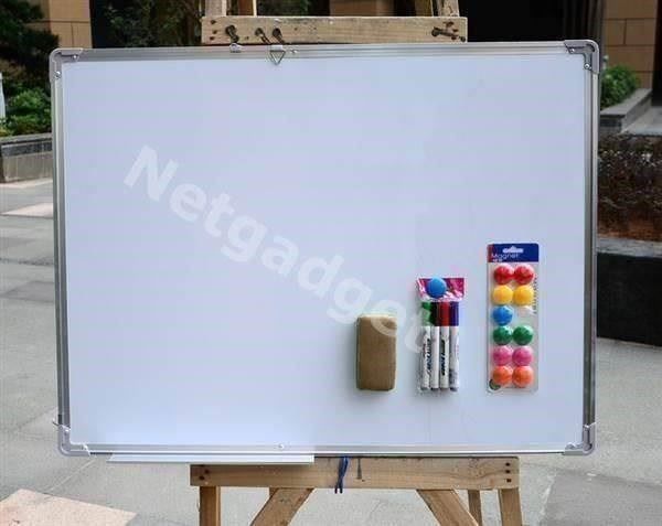 Lavagne: Weisswandtafel von 80x60cm aus Aluminium – Nuovo e nell'imballaggio originale da Yverdon-les-Bains venduto da Netgadget_SARL