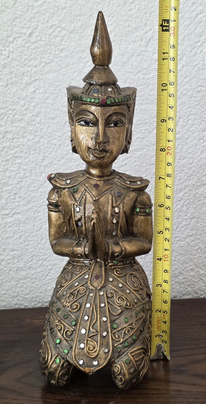Figuren: Holzfigur Buddha sitzend  – Gebraucht aus Rheinsulz von Gilea 5