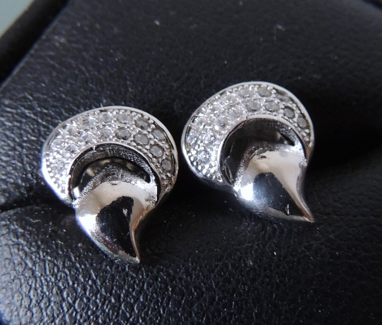 Orecchini pendenti & Orecchini a lobo: Silber 925 Ohrstecker mit Zirkonias – Nuovo (secondo la descrizione) da Waldenburg venduto da schaller707 4