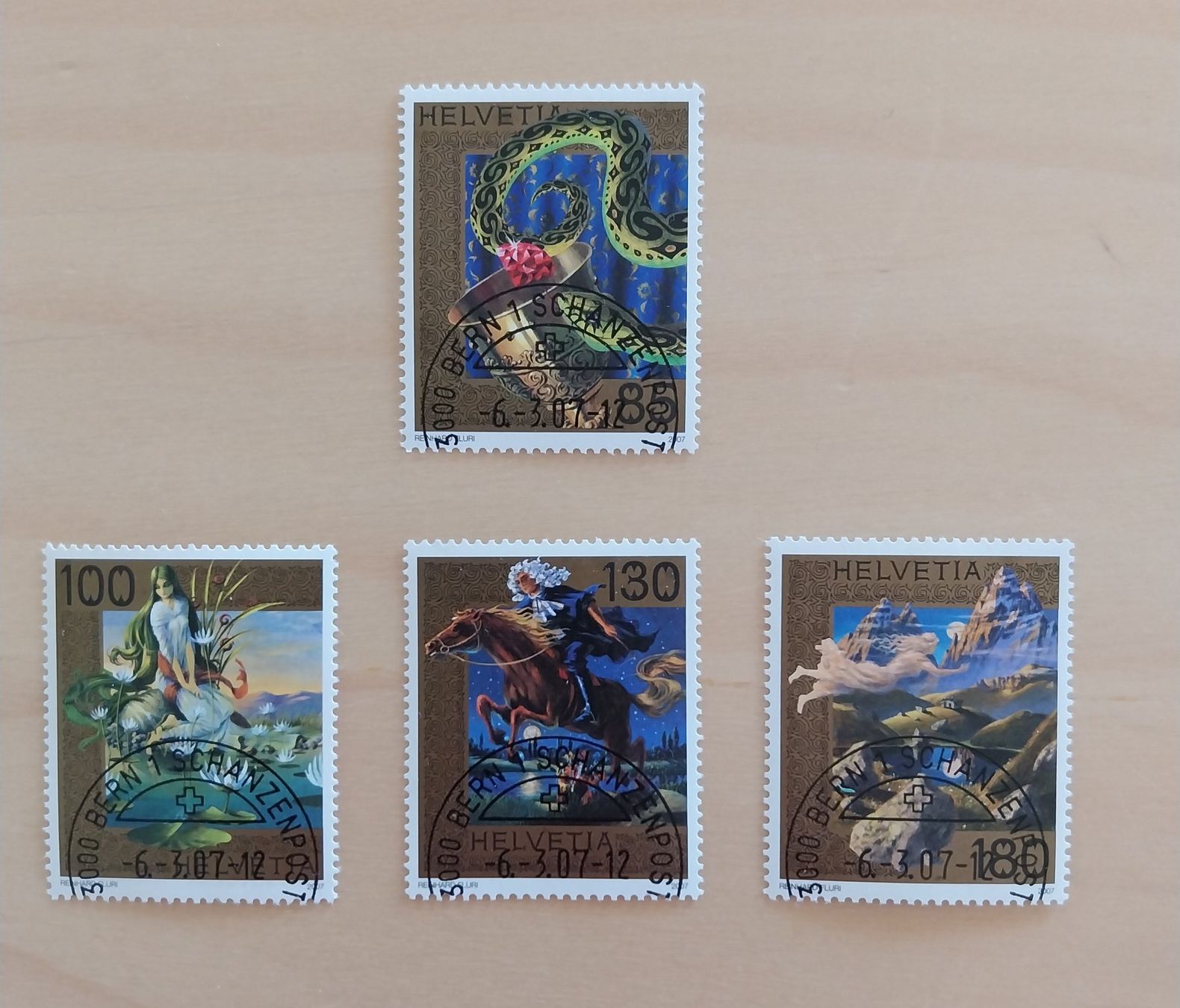 Tutti i francobolli: Timbres CH 2007 – Usato da Bussigny venduto da jaqual