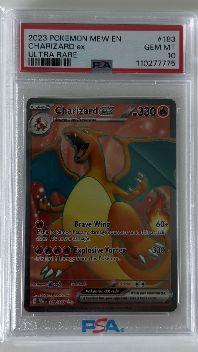 Pokémon Carte collezionabili: Pokémon Charizard ex 183 – PSA 10 – Usato da Etoy venduto da KaioCards