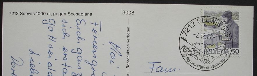 Cartes postales: SEEWIS gegen Scesaplana – D'occasion à Jona par philajona 1