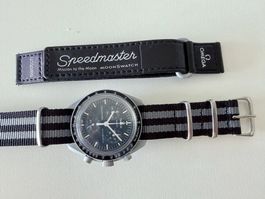 Bracelet NATO Bond 2 pour OMEGA x SWATCH Mission to the Moon