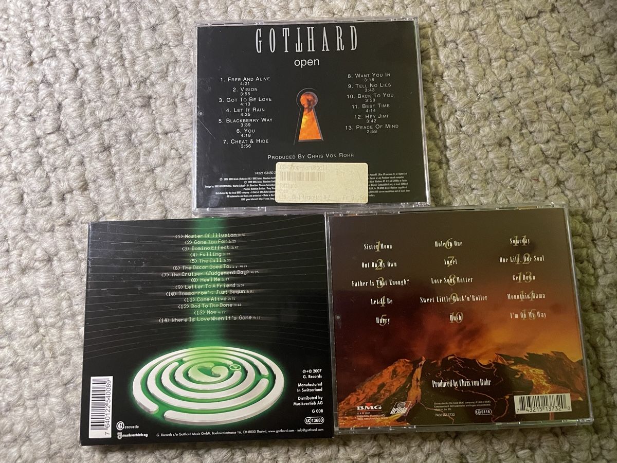 CD: 3x Gotthard  – Usato da Reinach AG venduto da trigger7811 2