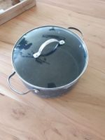 Gebrauchter Kochtopf mit Deckel 24.5 cm Durchmesser