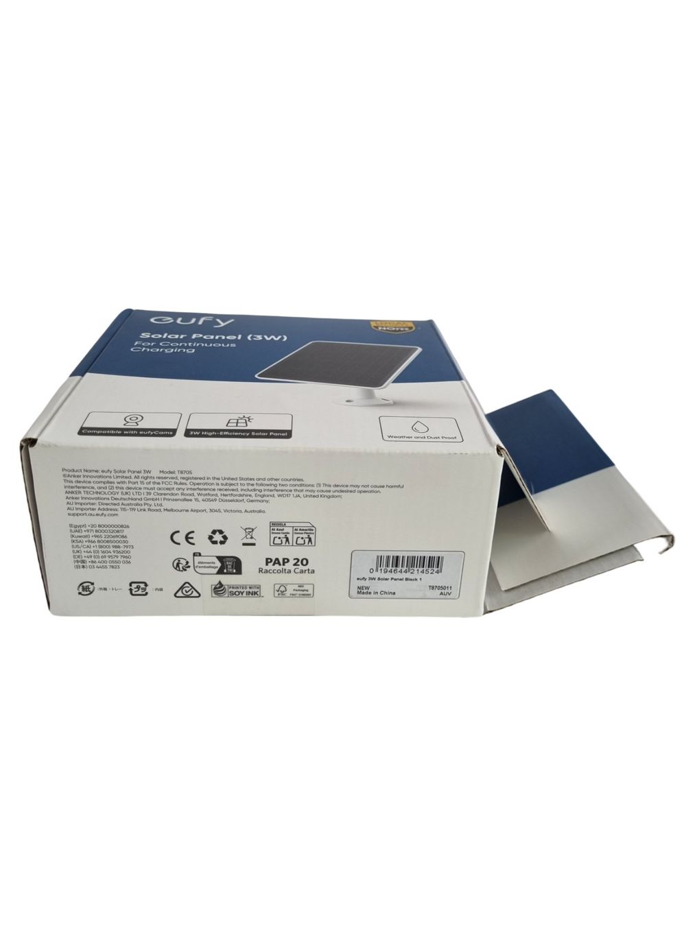 Dispositivi a energia solare: ANKER SOLIX Eufy Solar Panel 3W – Usato da Wangen b. Olten venduto da Restwert_Wangen 1