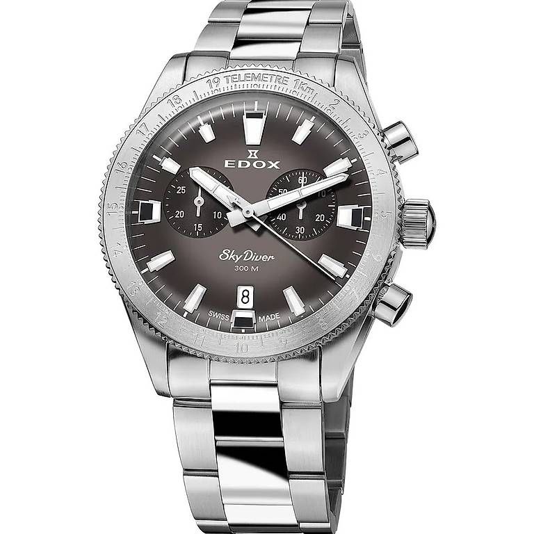 Edox Orologi: Edox SkyDiver Chronograph - Fabrikneu & OVP – Nuovo e nell'imballaggio originale da Uitikon Waldegg venduto da Silon_YT