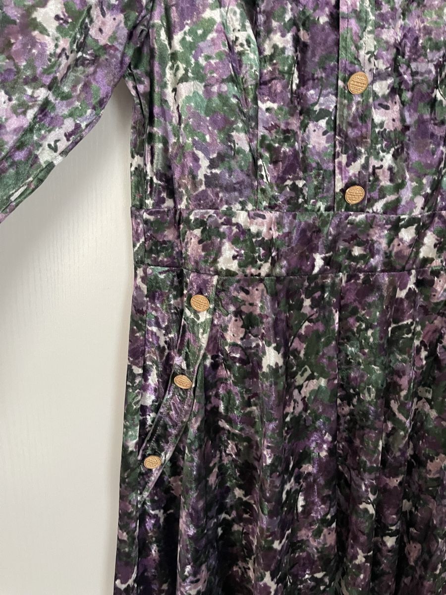 Shein Vestiti: Kleid mit Blumenmuster, Grösse 38, samtoptik! – Usato da Bremgarten AG venduto da arl_8nbf 2