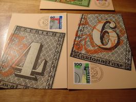 Satz Maximumkarten Sondermarken 150 Jahre Briefmarken 1993