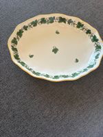 Herend Hungary ovale Platte – Weinlaub & Trauben – handbemal