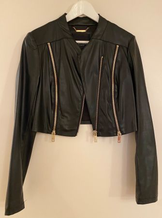 Kunstleder-Jacke von Marciano in Schwarz