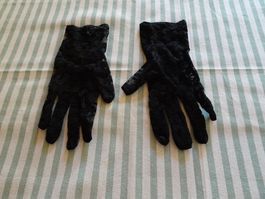 Handschuhe schwarz aus Spitze - 260419