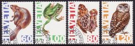 Satz SBK-Nr. 876-879 (bedrohte einheimische Tierarten 1995)
