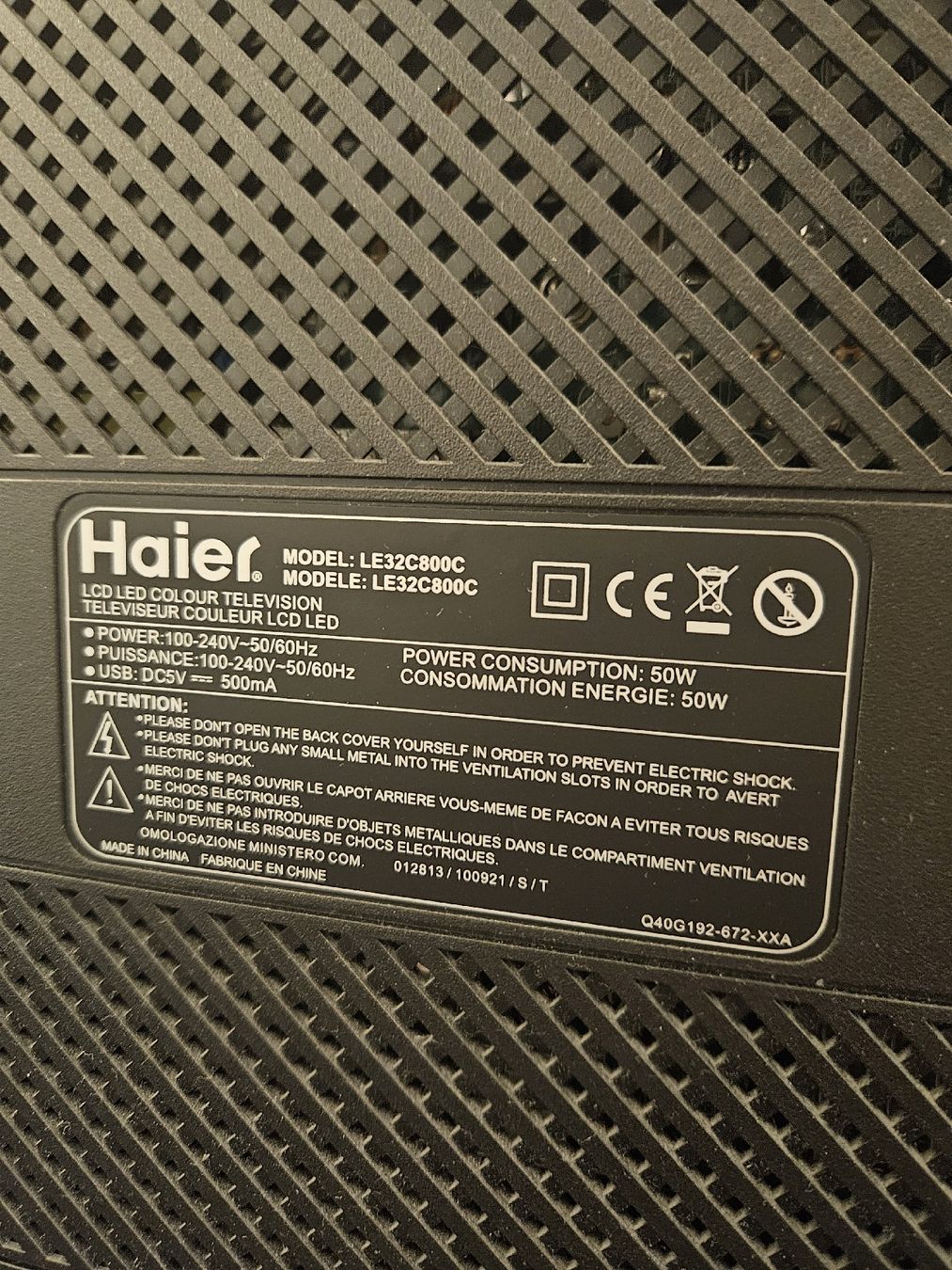 Haier Televisori: Haier TV 1080i/720p – Usato da Zürich venduto da bufalonan 3