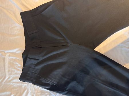 Schwarze stoff hose