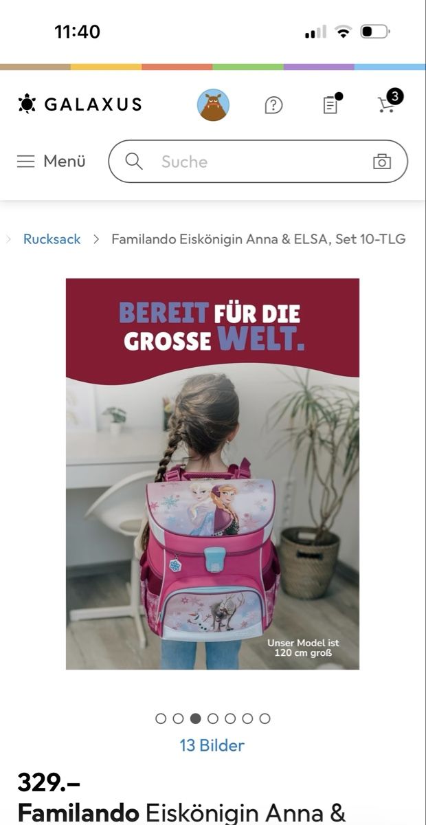 Kindertaschen: Scooli Anna + Elsa Schulrucksack – Gebraucht aus St. Gallen von heartbug 5