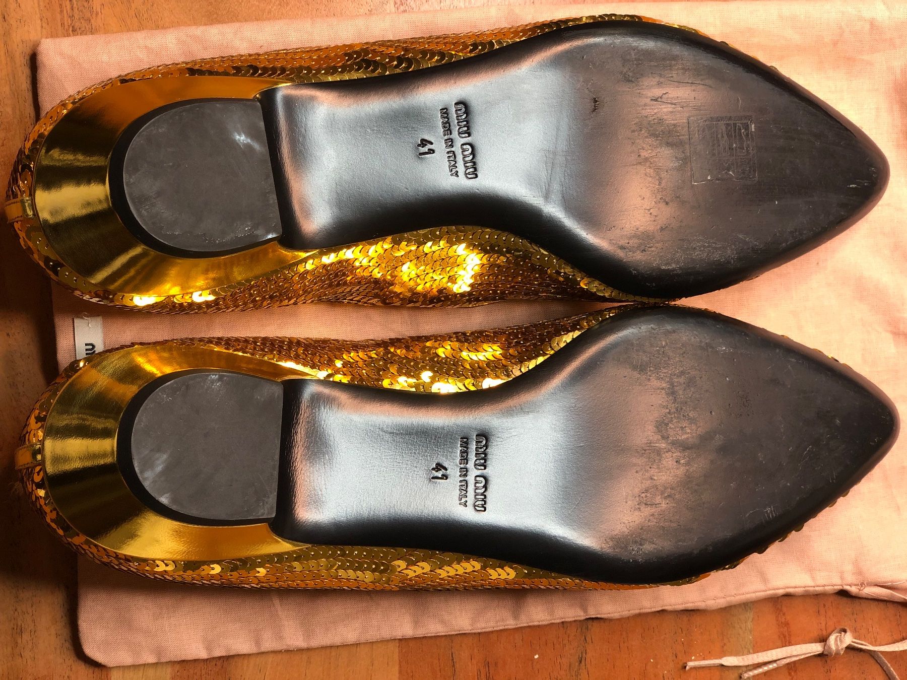 Miu Miu Scarpe da donna: MiuMiu Pailletenschuhe NEU – Nuovo e nell'imballaggio originale da St. Moritz venduto da Capricorn88 3