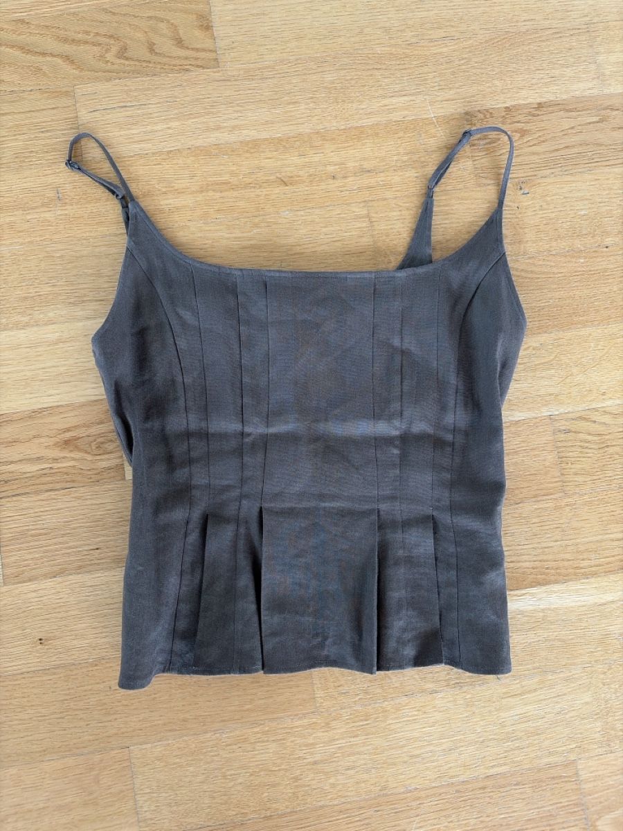 Massimo Dutti Top: Massimo Dutti Top Gr. XS, khaki – Usato da Zürich venduto da ufe_f5q5