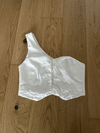 Bershka Top, Weiss, Gr. S - Sommerlicher Einteiler, Neu!