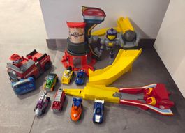 Paw Patrol Spielset mit Fahrzeugen und ferngesteuertem Auto