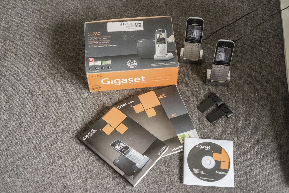 Telefono Gigaset SL785 &ndash; IMBALLO ORIGINALE, Come Nuovo! RARO (Siemens Gigaset)
