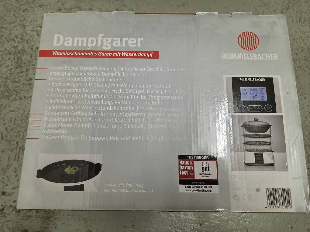 Elettrodomestici da cucina: Rommelsbacher Dampfgarer Neu OVP – Usato da Wohlen AG venduto da ste_w55b 1