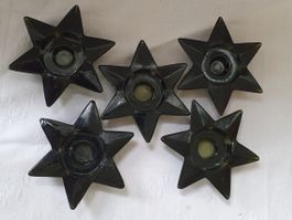 5 Sehr Alte Sterne Kerze o. Teelicht