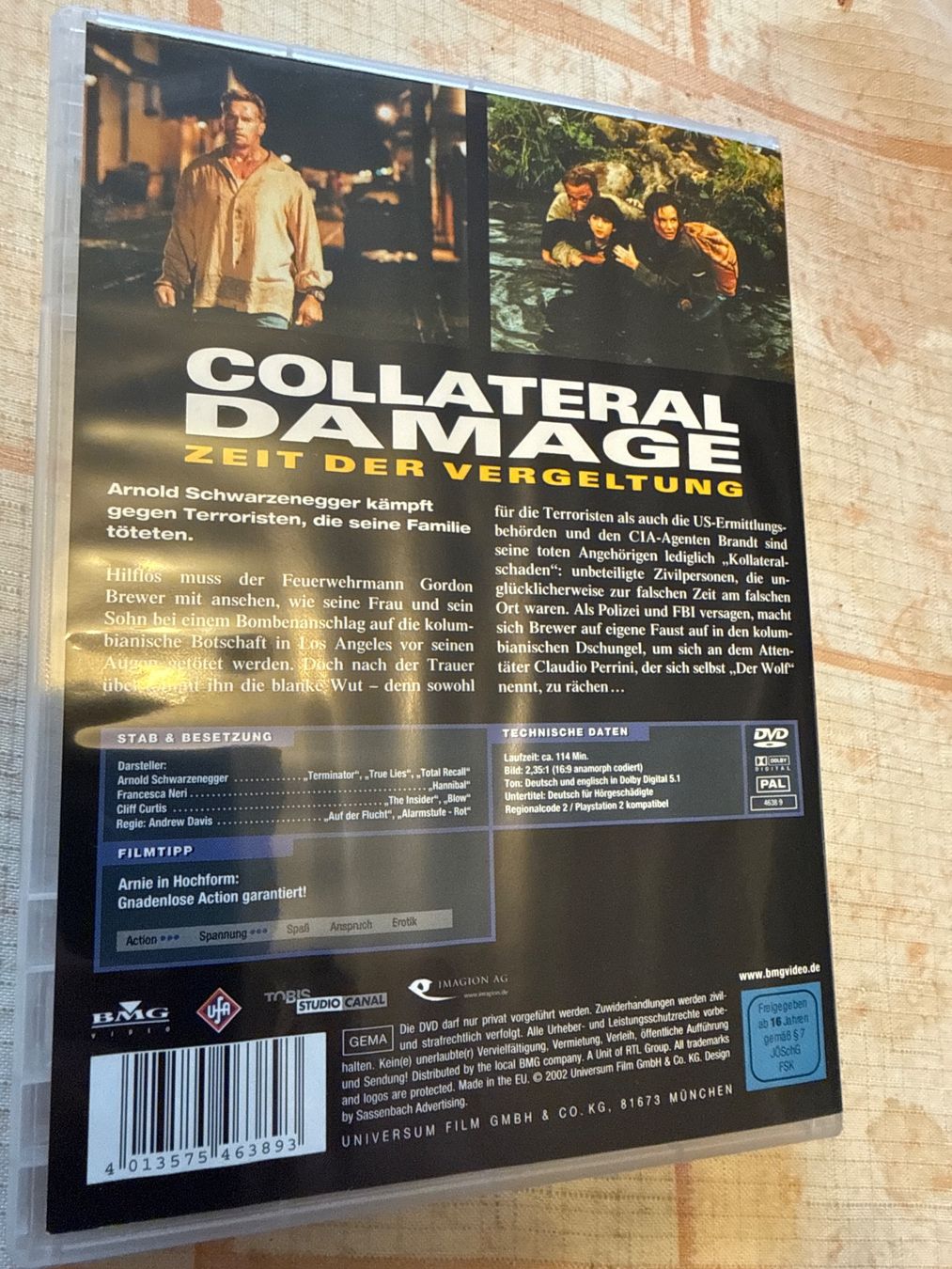 Tutti i DVDs: Collateral Damage – Usato da Schaffhausen venduto da D-MAC 1